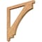 Ekena Millwork Imperial Arts & Crafts Smooth Bracket, Western Red Cedar, 3 1/2"W x 46"D x 46"H BKT04X46X46IMP03SWR - alternate 1